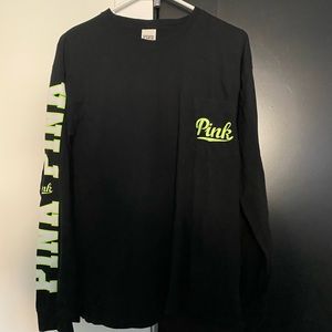 Womens Pink Victorias Secret Long Sleeve Shirt